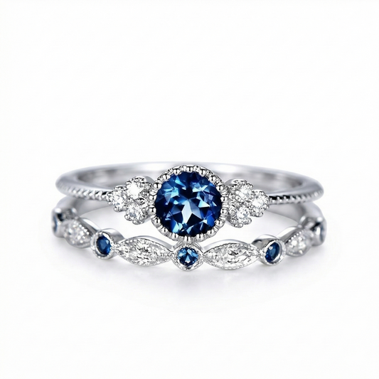 Avelisse Moraziel Gold Ring Set