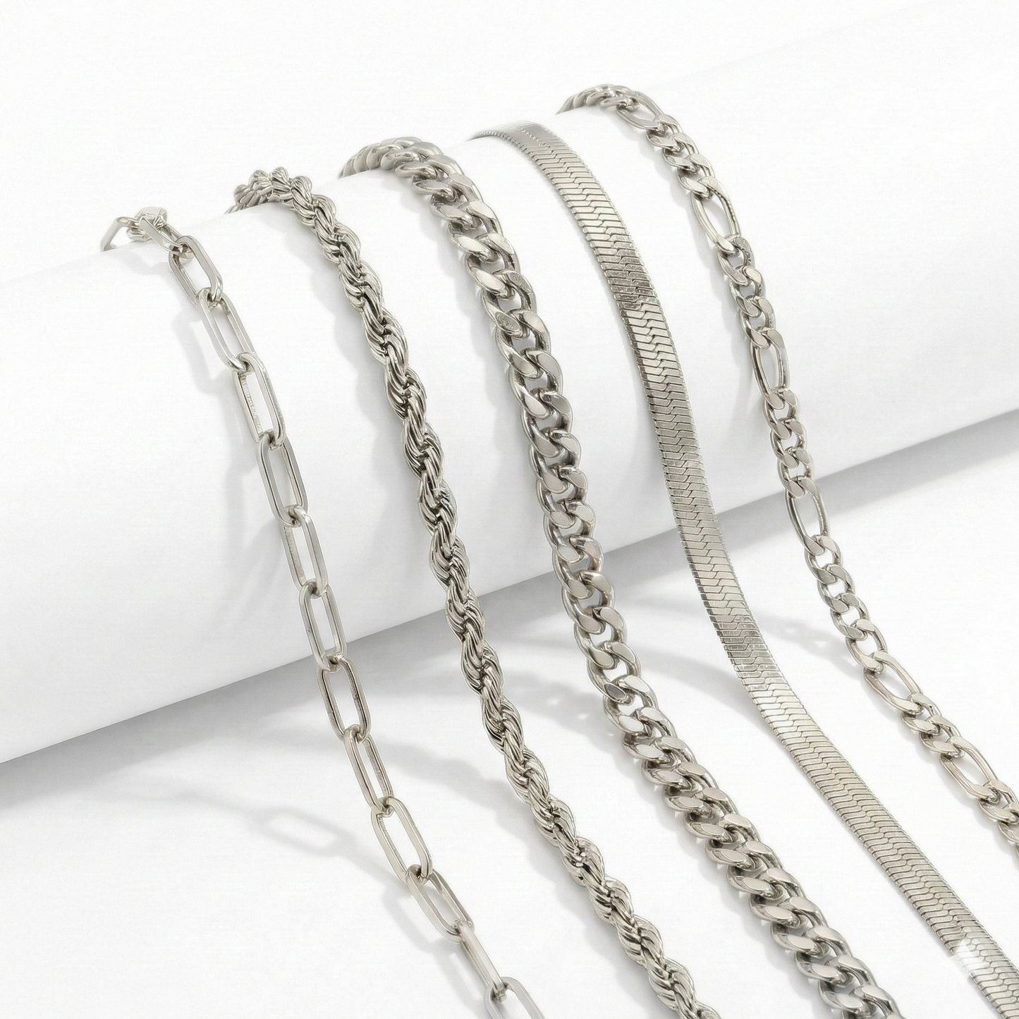 Elise Renner Bracelet Set | White Gold