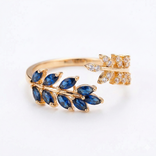 Vivara Saphielle Gold Ring