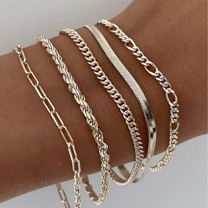 Elise Renner Bracelet Set | White Gold